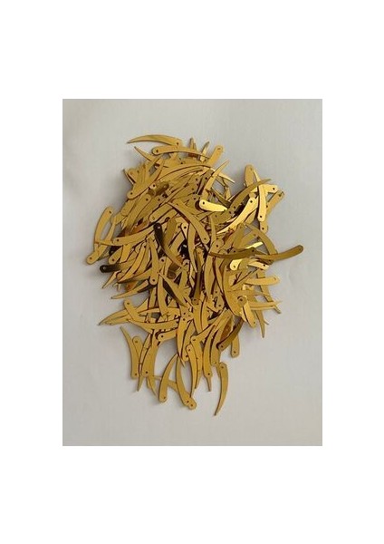 Halay Mendili, Oya, Abiye, Halhal Vb El Işleme Biber Pul. Renk: Gold. fiyatları