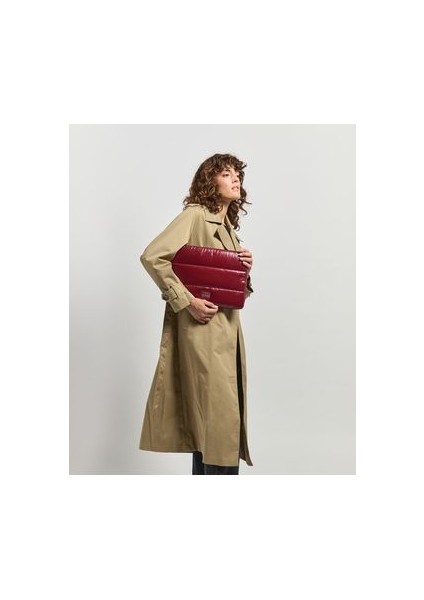 Burgundy Glossy Laptop Sleeve 13"& 14" - Laptop Kılıfı indirimleri