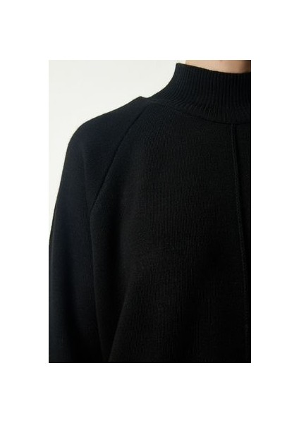 Şık Triko Kazak Pantolon Takım Siyah fırsatları