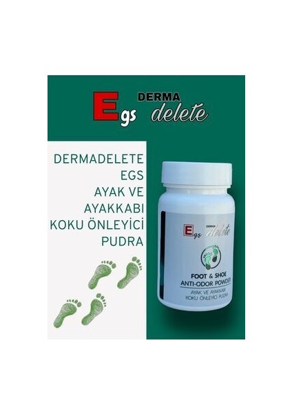Dermadelete Ayak ve Ayakkabı Koku Önleyici Pudra fiyatları