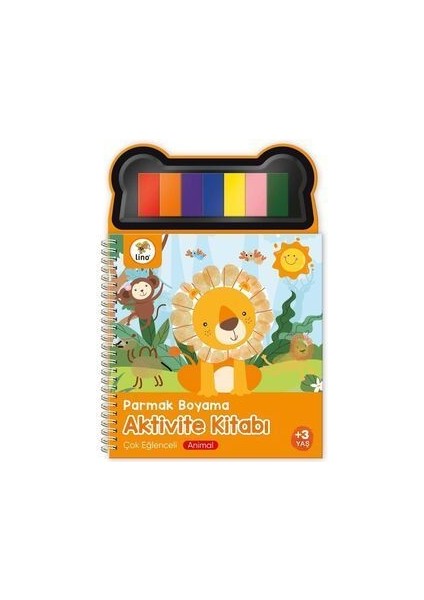 Parmak Boyama Aktivite Kitabı Anımal
