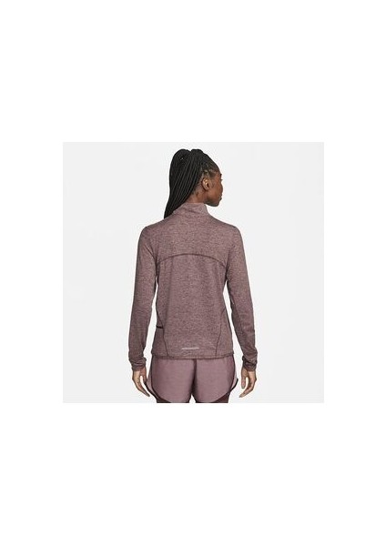 Dri-Fit Swift Element Uv 1/4-Zip Running Long-Sleeve Kadın Tişört Ndd Sport