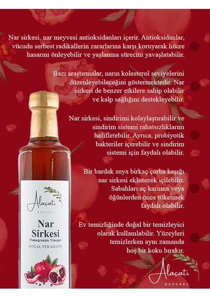 Nar Sirkesi 500 ml modelleri