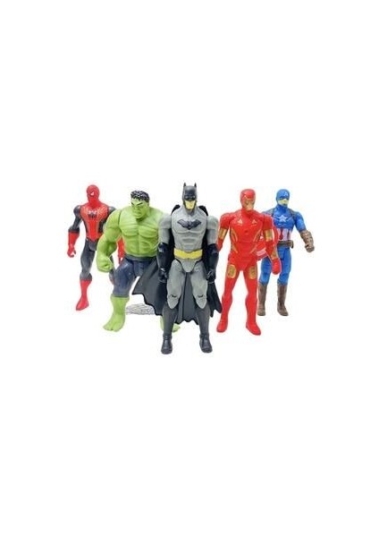 Yenilmezler Thanos - Hulk - Captain America - Örümcek Adam - Iron-Man 5'li Süper Kahraman Oyun Seti fiyatları