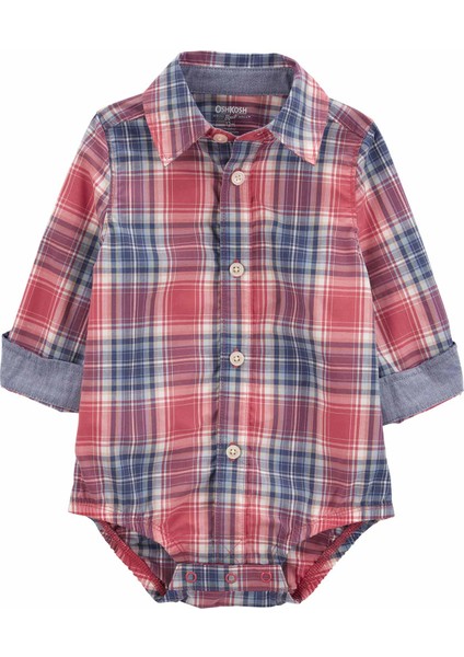 Erkek Bebek Gömlek Body