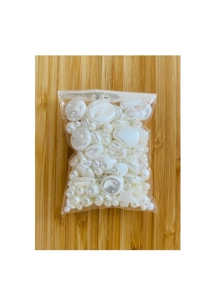 25 gr Karışık Krem,beyaz Lüks Barok Inci Akrilik Şekilsiz Formsuz Inci fiyatları