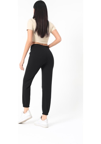 Kadın Yüksek Bel Iki Iplik Mevsimlik Basic Eşofman Altı 1060 fırsatları