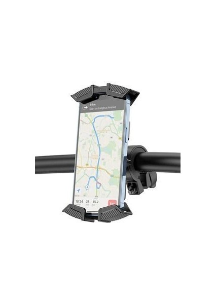 Motosiklet Bisiklet Gidonu Için Telefon Tutucu 360 Darbe Emici Scooter fırsatları