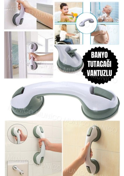 Vantuzlu Güçlü Emme Güvenli Tutunma Çubuğu Tuvalet ve Banyo Için Ideal Banyo Güvenlik Barı