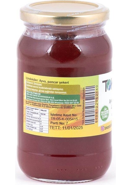 Doğal Ayva Marmelatı 410 G