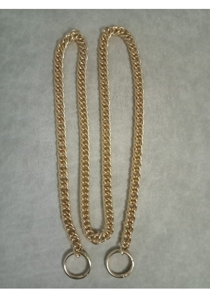 115 cm Çift Örgü Gold Çanta Zinciri