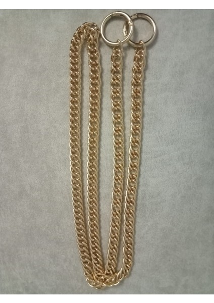 115 cm Çift Örgü Gold Çanta Zinciri fiyatları