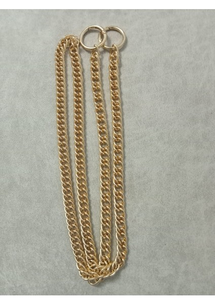 115 cm Çift Örgü Gold Çanta Zinciri modelleri