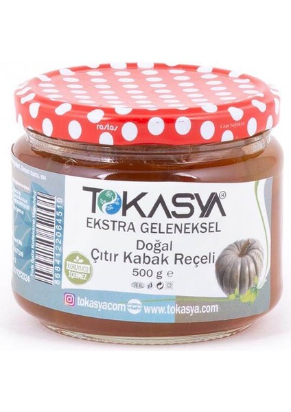 Doğal Çıtır Kabak Reçeli 500 G