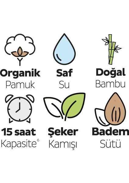 Bebek Bezi Bio Natural Beden:4 7-16 kg Maxi 300 Adet Gross 3 Paket x 100