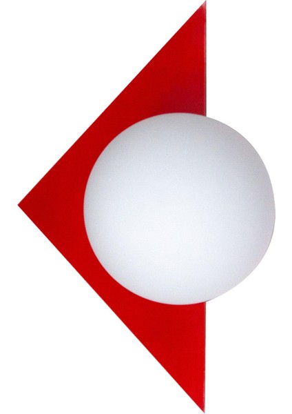 Üçgen Aplik Kırmızı