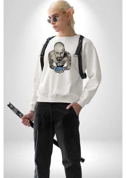 Breaking Bad Kadın Erkek Beyaz Sweatshirt