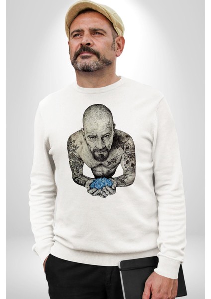 Breaking Bad Kadın Erkek Beyaz Sweatshirt indirimleri