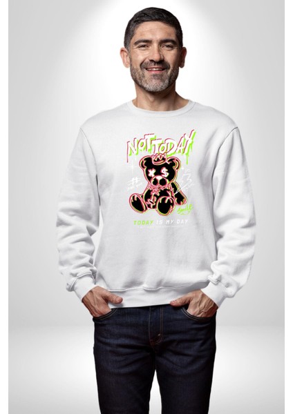 Bugün Değil Kadın Erkek Beyaz Sweatshirt fiyatları