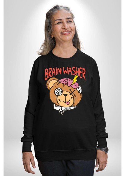 Beyin Yıkama Kadın Erkek Siyah Sweatshirt indirimleri