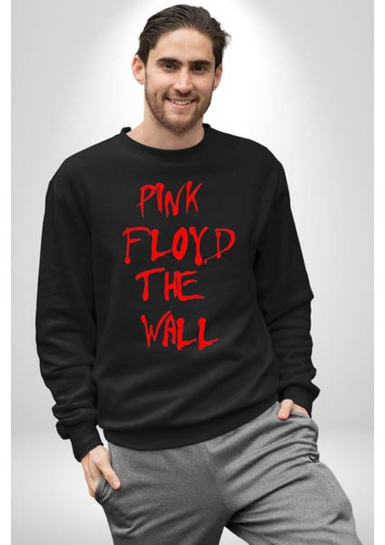Pink Floyd The Wall Kadın Erkek Siyah Sweatshirt fırsatları