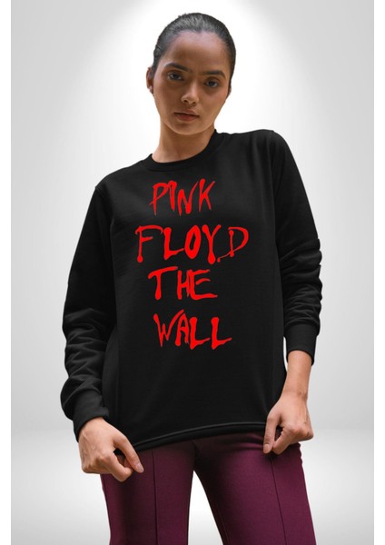 Pink Floyd The Wall Kadın Erkek Siyah Sweatshirt indirimleri