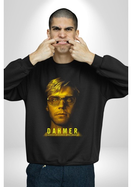 Dahmer Dizi Kadın Erkek Siyah Sweatshirt