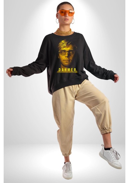 Dahmer Dizi Kadın Erkek Siyah Sweatshirt