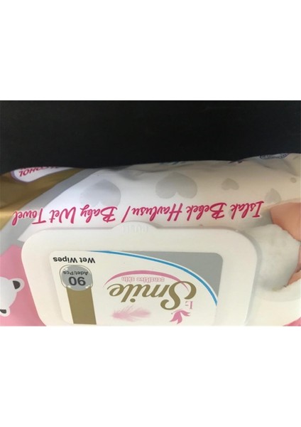 Smile 90LI Islak Bebek Havlusu (Alcohol Paraben Free) Islak Mendil
