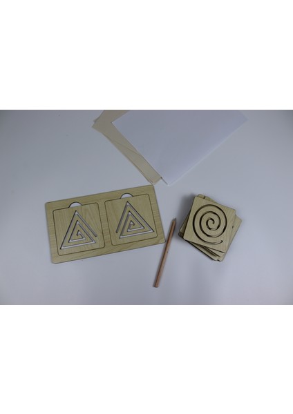 Montessori Iki El ile Ince Motor Beceri ve Çizgi Çalışma Seti fiyatları