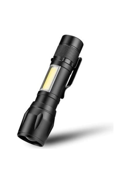 Cata CT-8024 Police Cep LED USB Şarjlı 3 Fonksiyonlu El Feneri