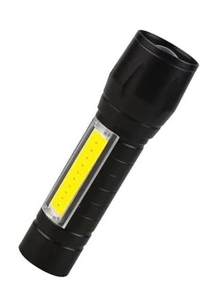 Cata CT-8024 Police Cep LED USB Şarjlı 3 Fonksiyonlu El Feneri