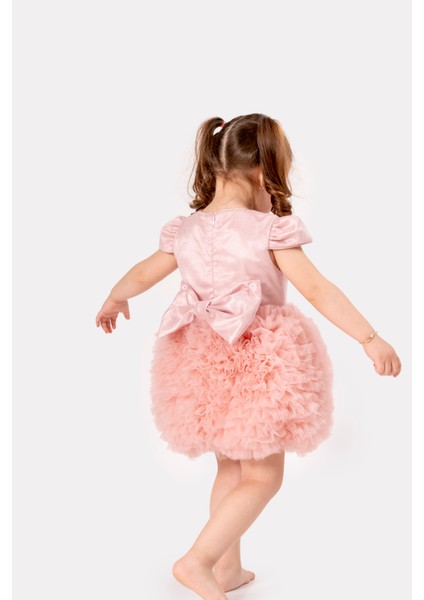 Bebek Kız Çocuk Doğum Günü Parti Düğün Elbise Tüllü Tütü Astarlı Çocuk Giyim bebek giyim Kız Bebek