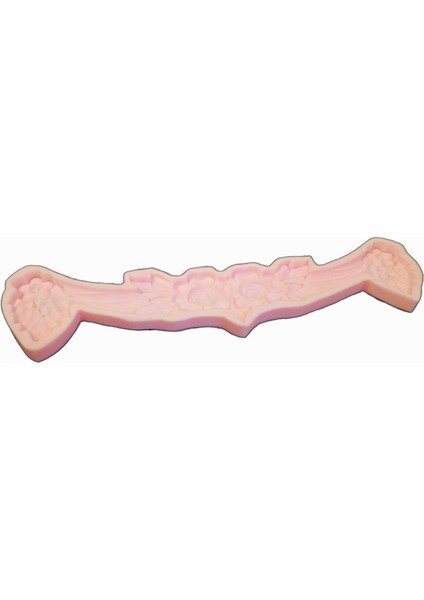 41cm Çiçek Ve Yaprak Kabartmalı Bordür Aplik Silikon Kalıp K-1188 fırsatları