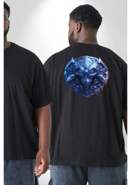 Kuru Kafa Kalkan Koruma Büyük Beden Siyah Tişört Kadın Erkek Ünisex Sırt Baskılı fiyatları