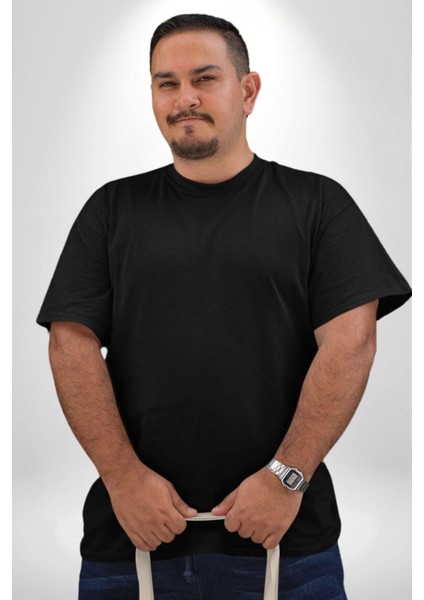 Sevimli Beyaz Gri Köpek Büyük Beden Siyah Tişört Kadın Erkek Ünisex Sırt Baskılı modelleri