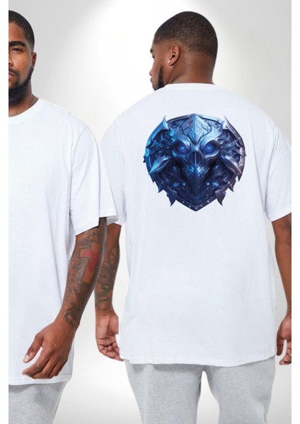 Kuru Kafa Kalkan Koruma Büyük Beden Beyaz Tişört Kadın Erkek Ünisex Sırt Baskılı fiyatları