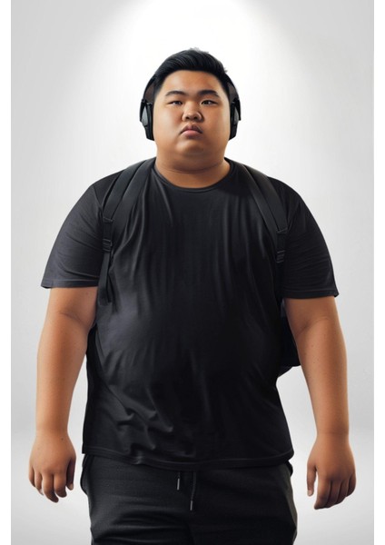 Yanmaya Devam Edecek Kadar Sıcak Büyük Beden Siyah Tişört Kadın Erkek Ünisex Sırt Baskılı modelleri