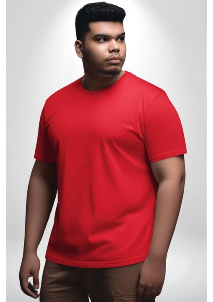 Kara Kartal Sulu Boya Büyük Beden Kırmızı Tişört Kadın Erkek Ünisex Sırt Baskılı modelleri