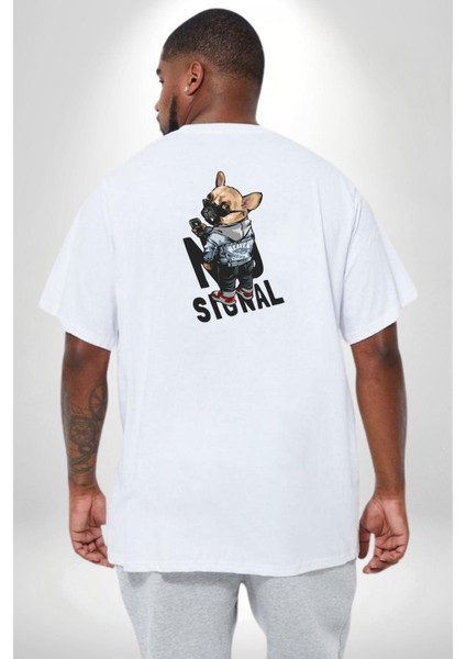 Cep Telefonu No Signal Büyük Beden Beyaz Tişört Kadın Erkek Ünisex Sırt Baskılı fırsatları