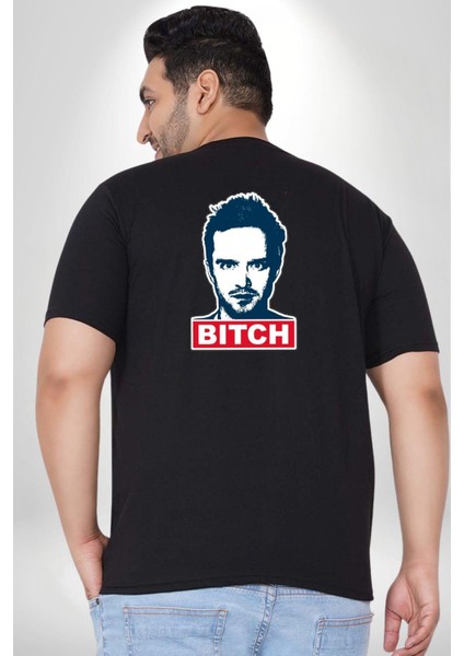Breaking Bad Büyük Beden Siyah Tişört Kadın Erkek Ünisex Sırt Baskılı fırsatları
