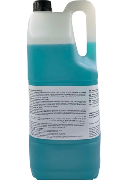 Topclın All Purpose Cleaner - 5 L (Klor Içermeyen Temizlik Ürünü)