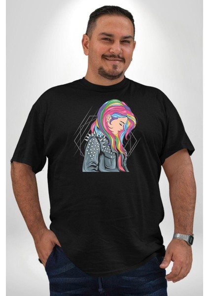 Metal Müzik Çeket Siyah Büyük Beden Erkek Kadın Unisex Basic Ön Baskılı Tişört modelleri