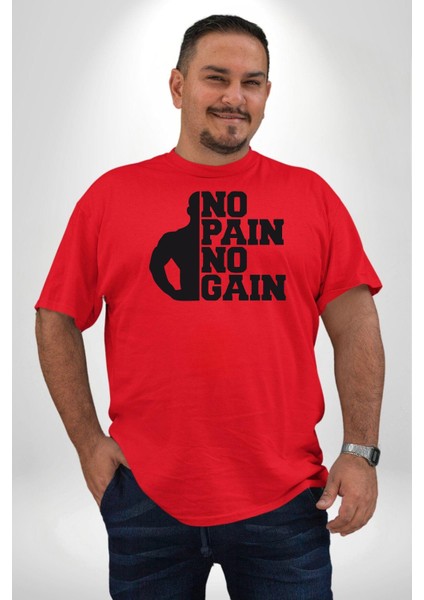 Gym Spor Sever Salon Vucut Geliştirme Emeksiz Olmaz Kırmızı Büyük Beden Erkek Kadın Unisex Basic Ön Baskılı Tişört fiyatları