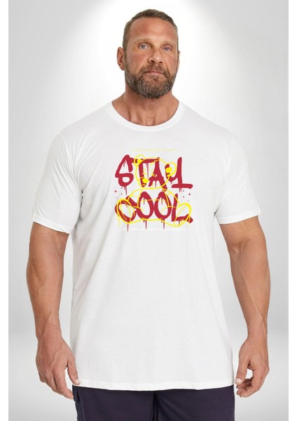 Game Oyun Alanı Beyaz Büyük Beden Kadın Erkek Ünisex Basic Ön Baskılı Tişört modelleri