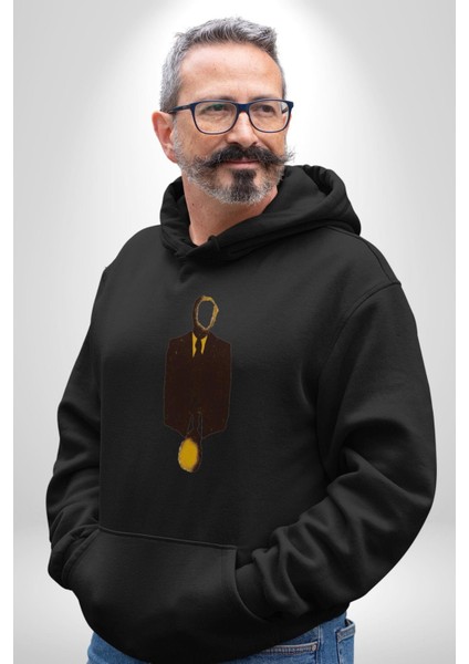 Görünmez Insan Takım Elbise Kadın Erkek Siyah Kapüşonlu Sweatshirt Hoodie modelleri