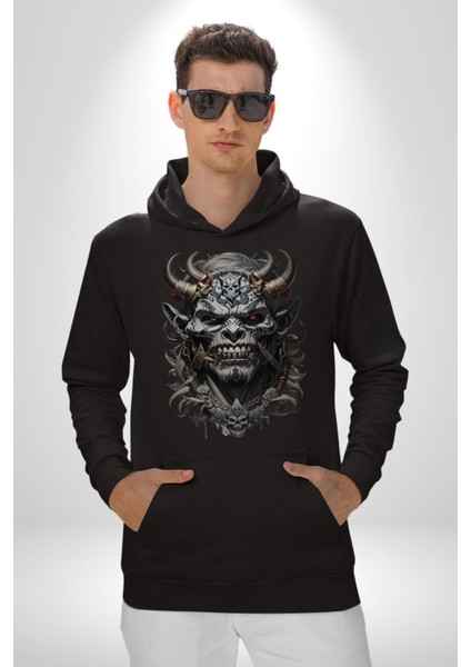 Dünyalar Savaşı Kahraman Kadın Erkek Siyah Kapüşonlu Sweatshirt Hoodie