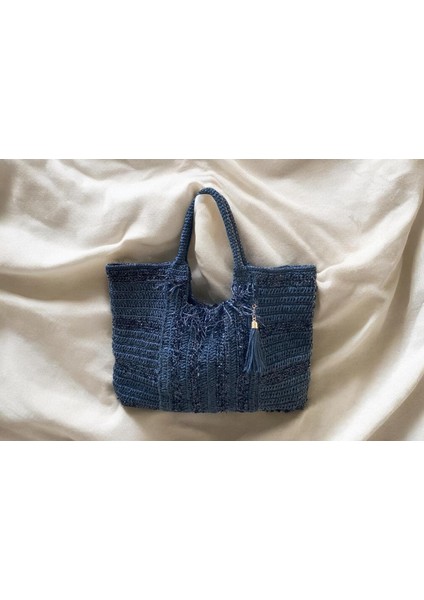 Siyah Renk Kağıt Ip El Örgüsü Tasarım Omuz Çantası fiyatları