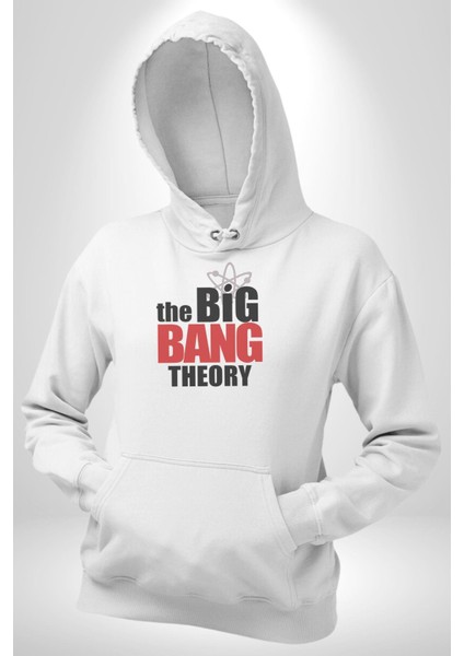 The Big Bang Theory Kadın Erkek Beyaz Kapüşonlu Sweatshirt Hoodie fırsatları