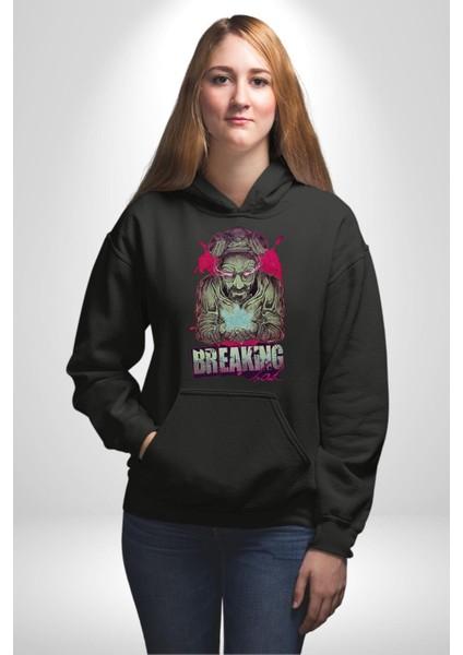 Breaking Bad Kadın Erkek Siyah Kapüşonlu Sweatshirt Hoodie